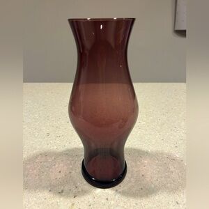 Rare Amethyst Blenko/Royal Leerdam Hurricane lamp shade
